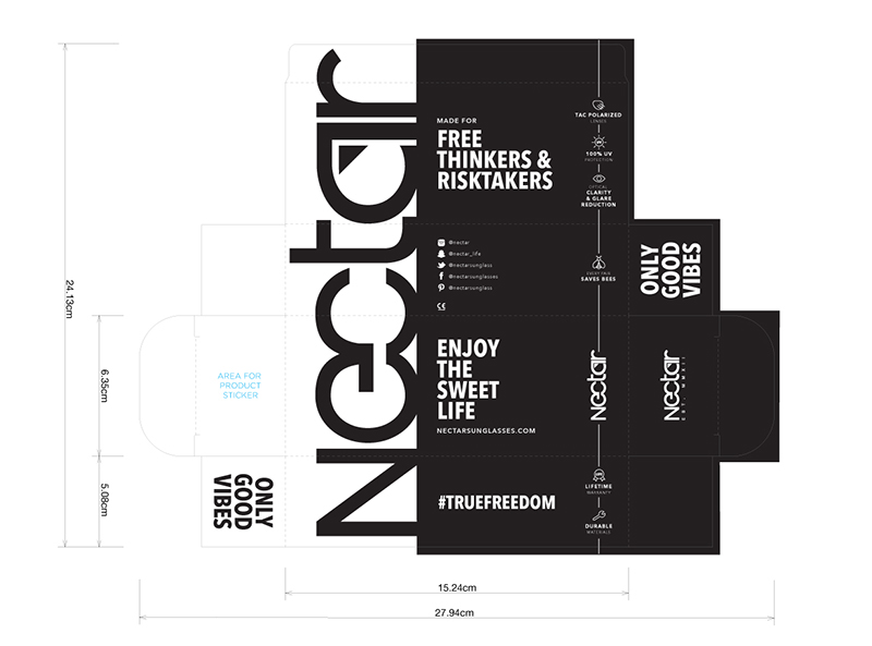 Nectar Sunglasses Box Design 1
