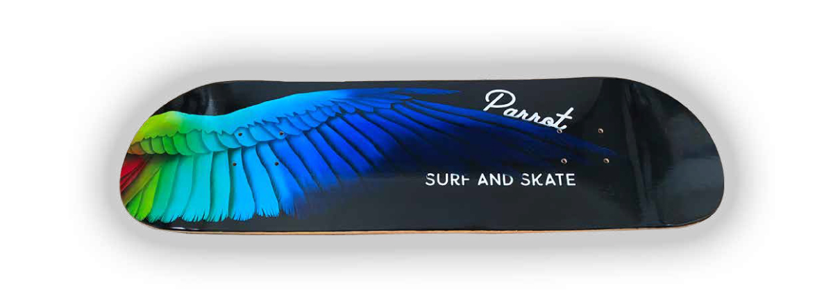 Parrot Skate Deck