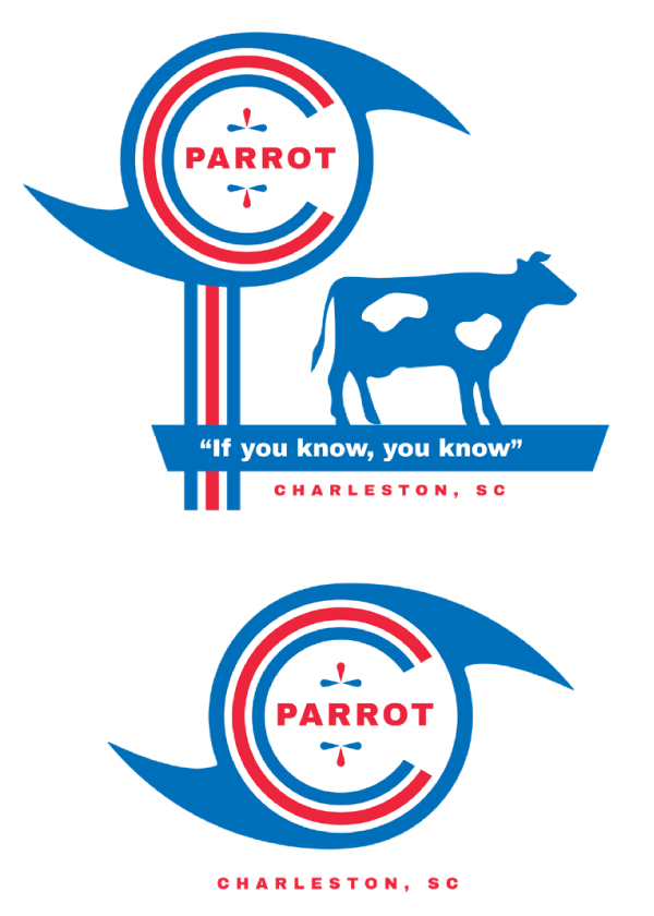 Parrot T Shirt Coburg Cow