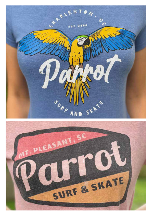 Parrot Women's Tshirt Graphics