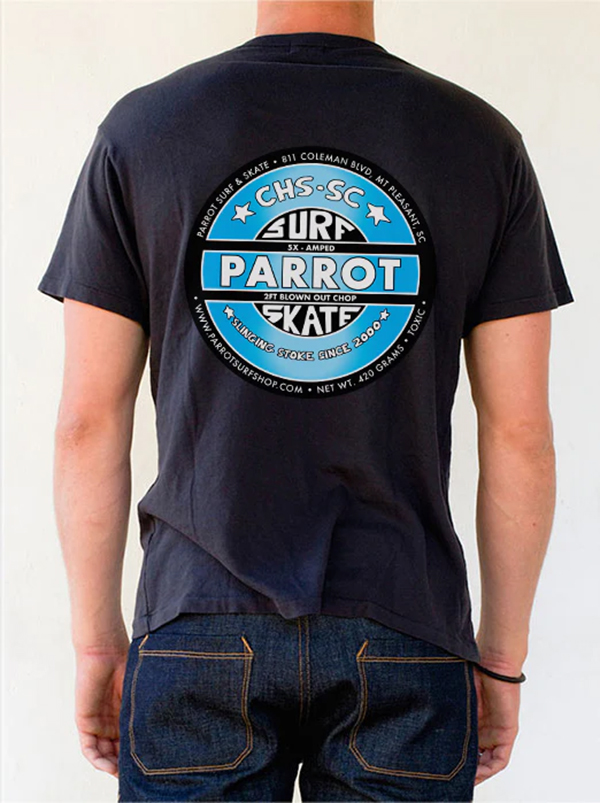 Parrot Surf & Skate Wax Tee